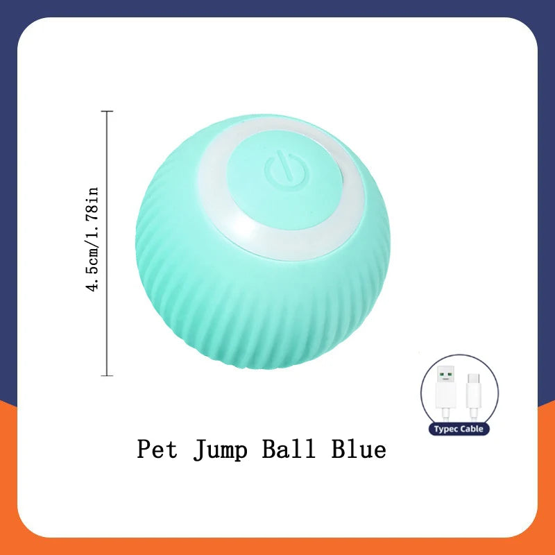 Exciting Interactive Smart Dog Toy Ball - USB Rechargeable Automatic Moving & Bouncing Play Ball for Puppies and Kittens - The Perfect Christmas Surprise!